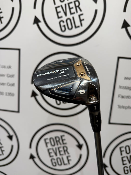 CALLAWAY PARADYM X 3 WOOD / 15 Deg / RH 60g Regular Flex
