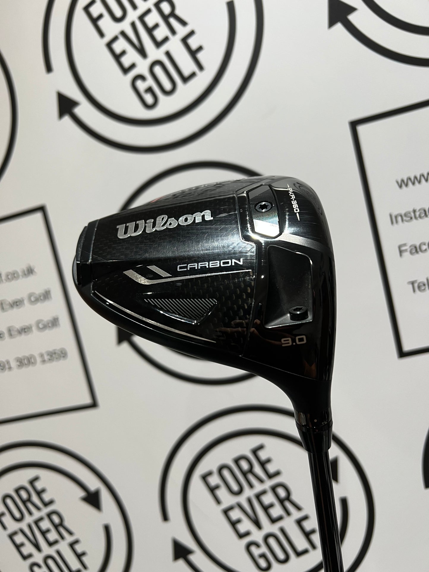 WILSON DYNAPWR CARBON DRIVER (2025) / 9 Deg / Mens RH / 60g X-Stiff