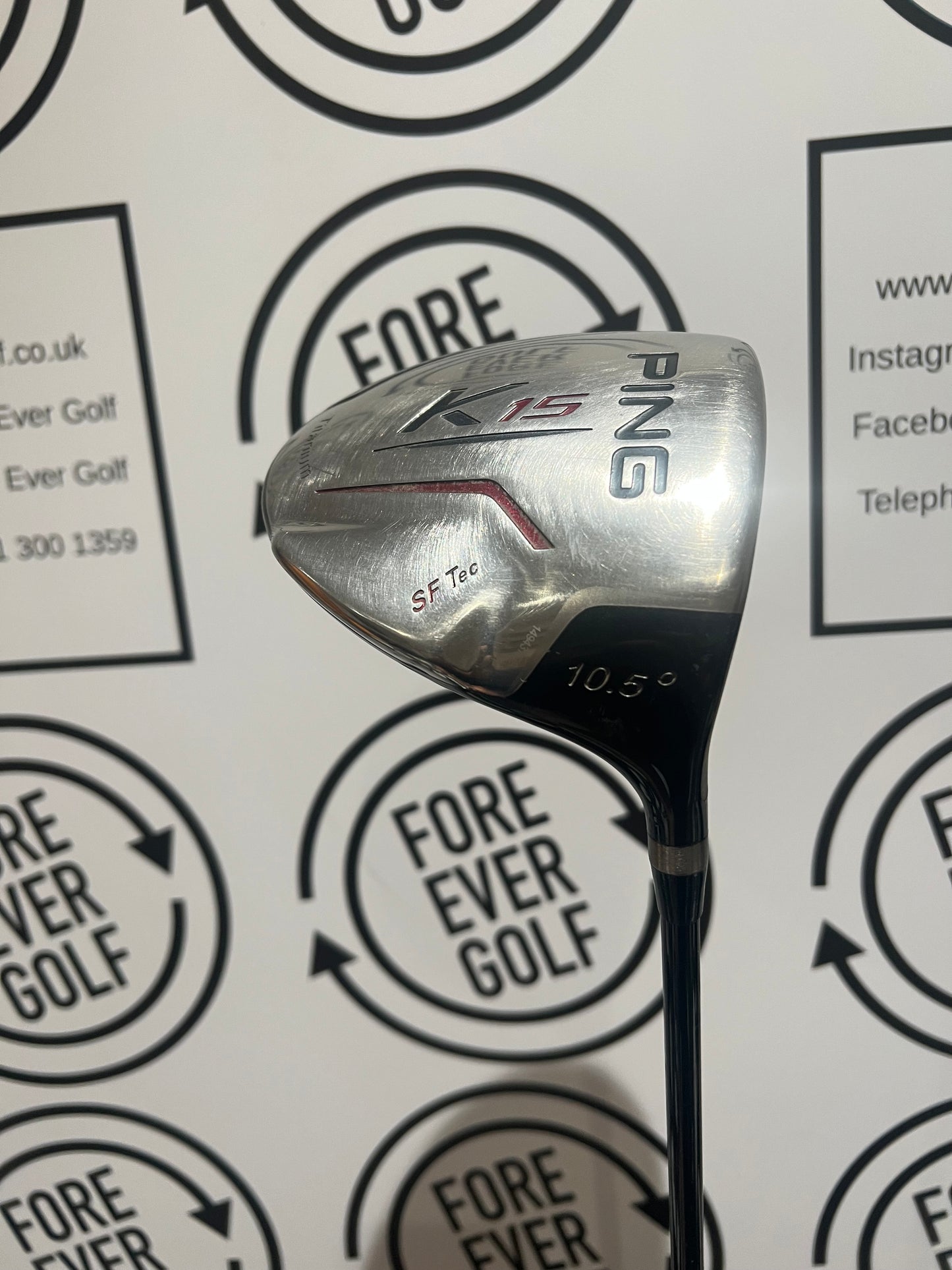 PING K15 SF TEC DRIVER / 10.5 Deg / Mens RH / Regular Flex