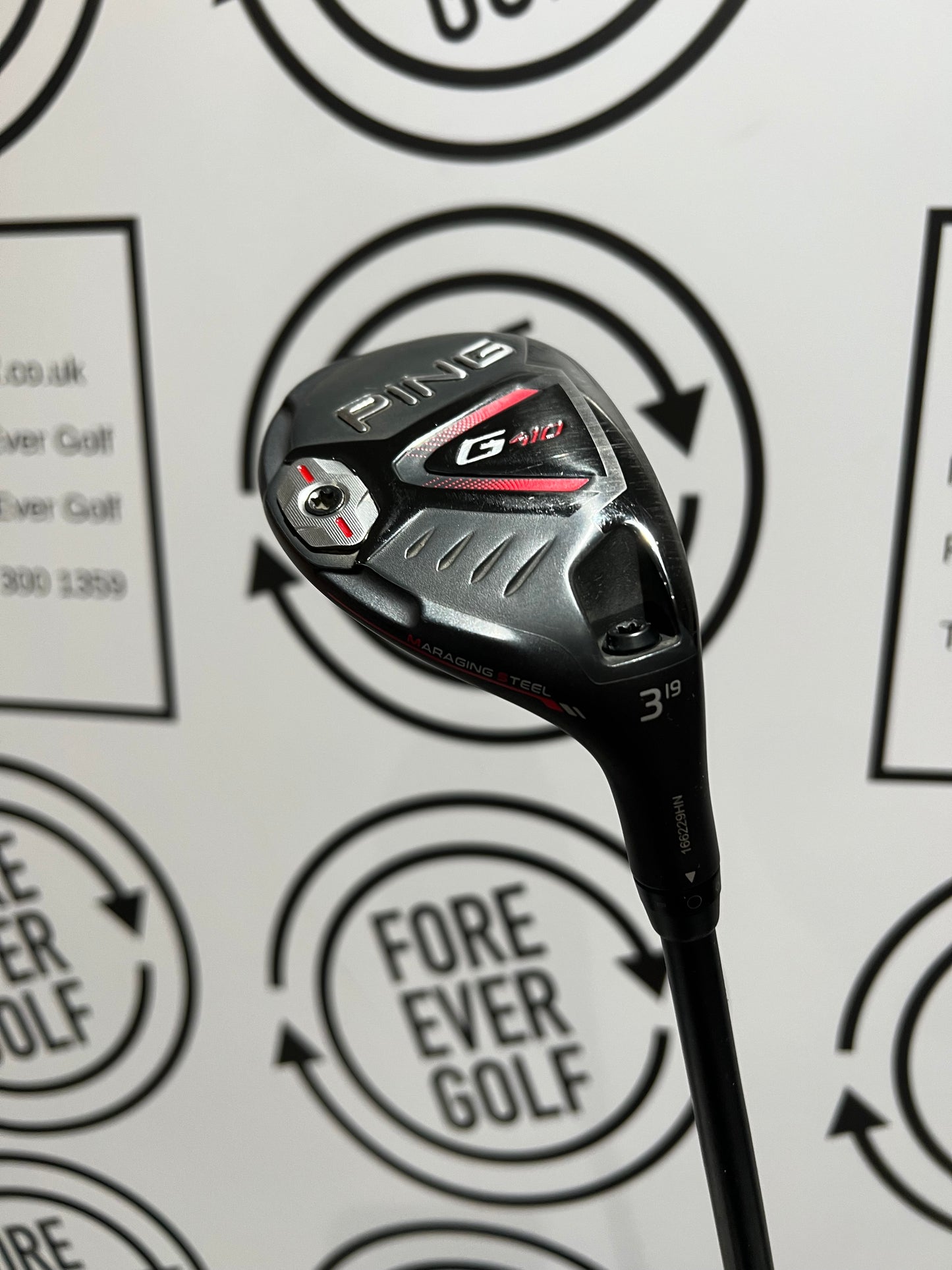 PING G410 3 HYBRID / 19 Deg / Mens RH / 70g Stiff Flex