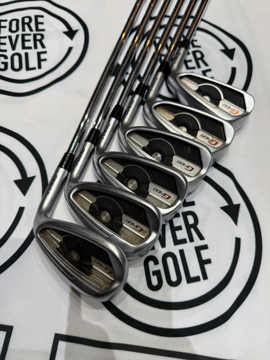 PING G400 IRONS / 6 - SW / RH / 98g Reg Flex