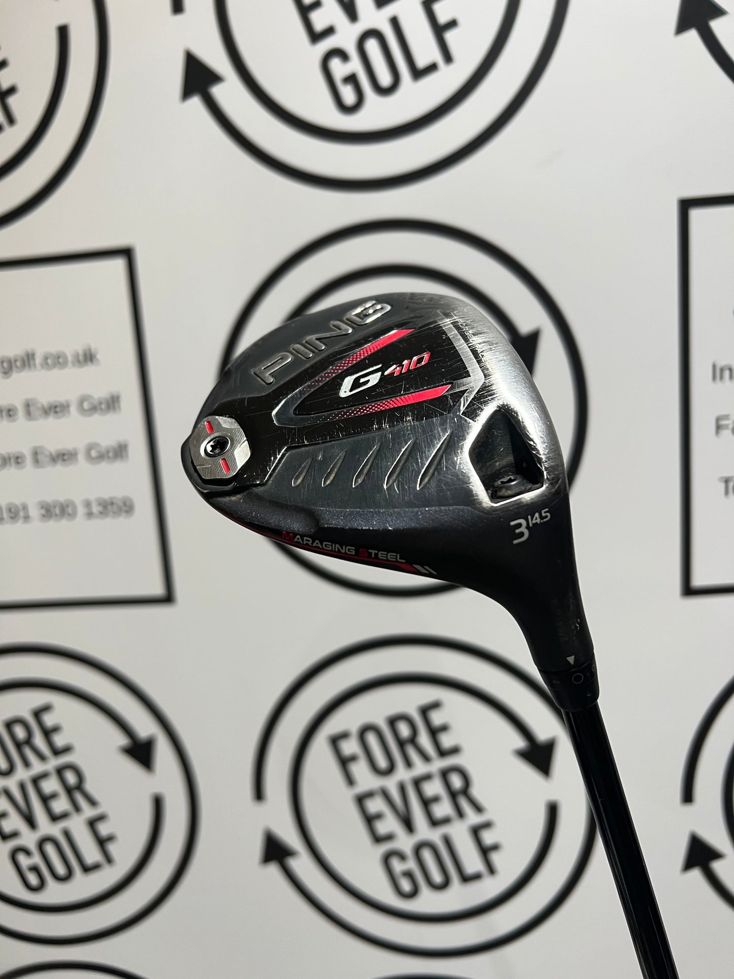 PING G410 3 WOOD / 14.5 Deg / Mens RH / 60g Stiff Flex