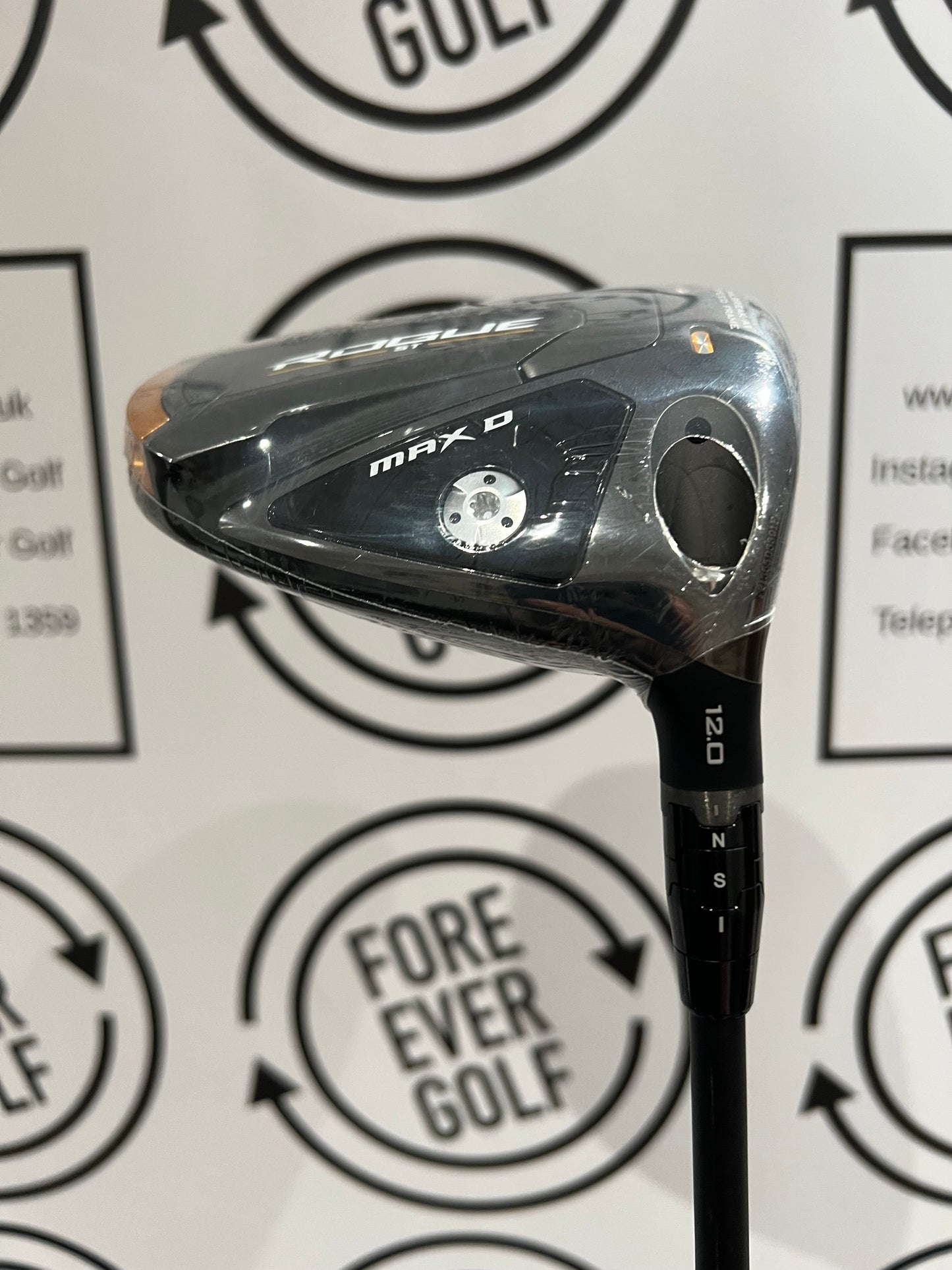 CALLAWAY ROGUE ST MAX-D DRIVER (12 Deg), Mens RH, 40g Reg Flex (5.5)