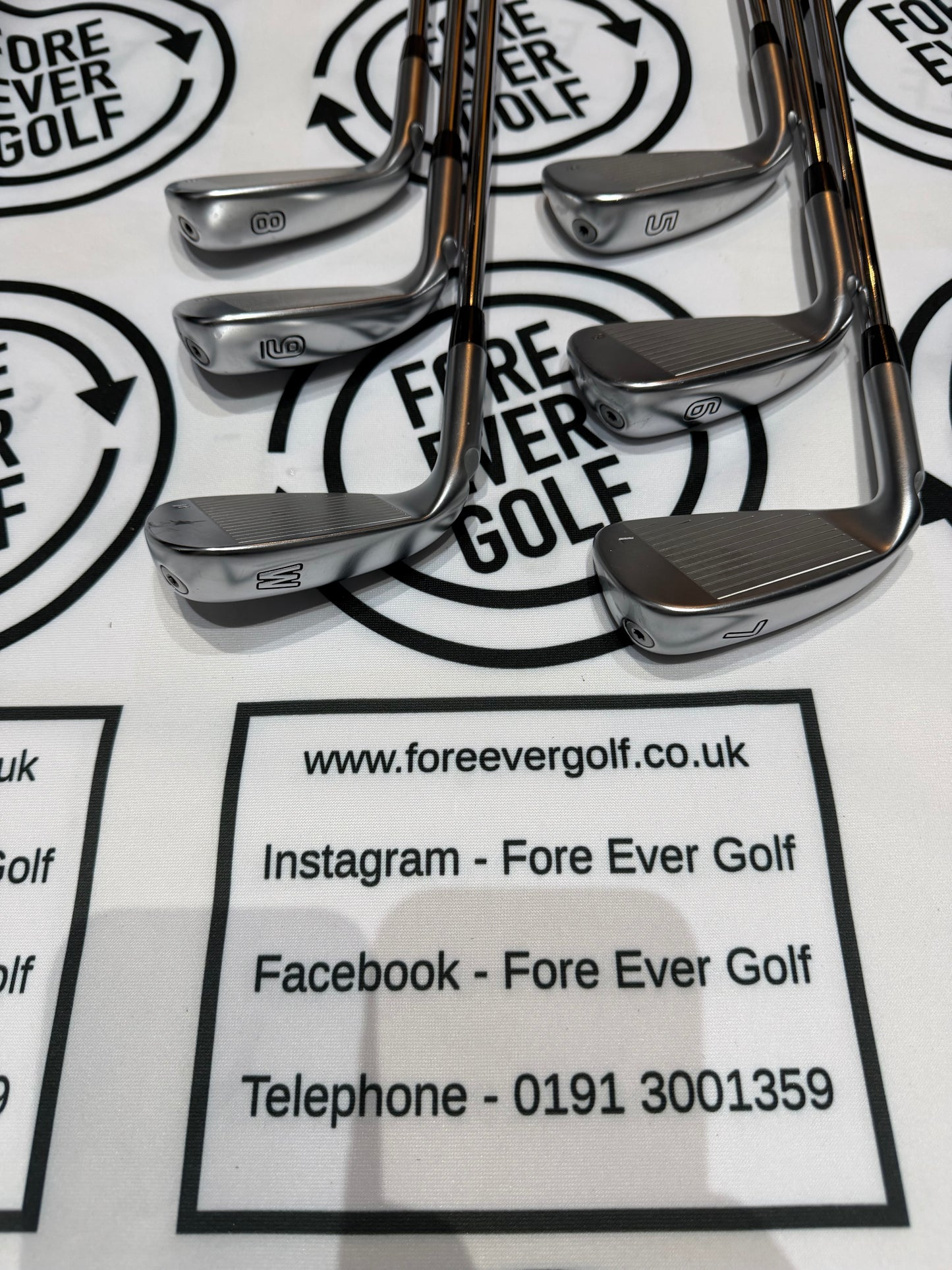 PING G425 IRONS / 5 - PW / Blue Dot / RH 95g Reg Flex