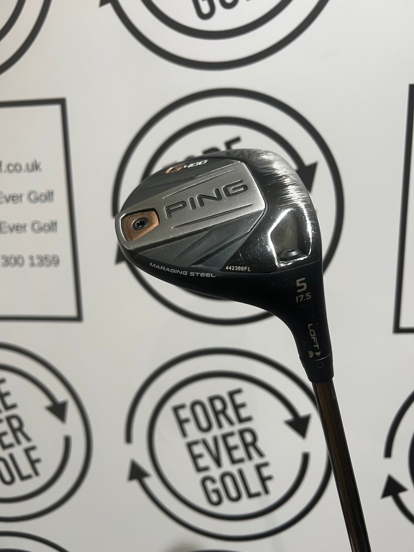 PING G400 5 WOOD / 17.5 Deg / Mens RH / 65g Reg Flex