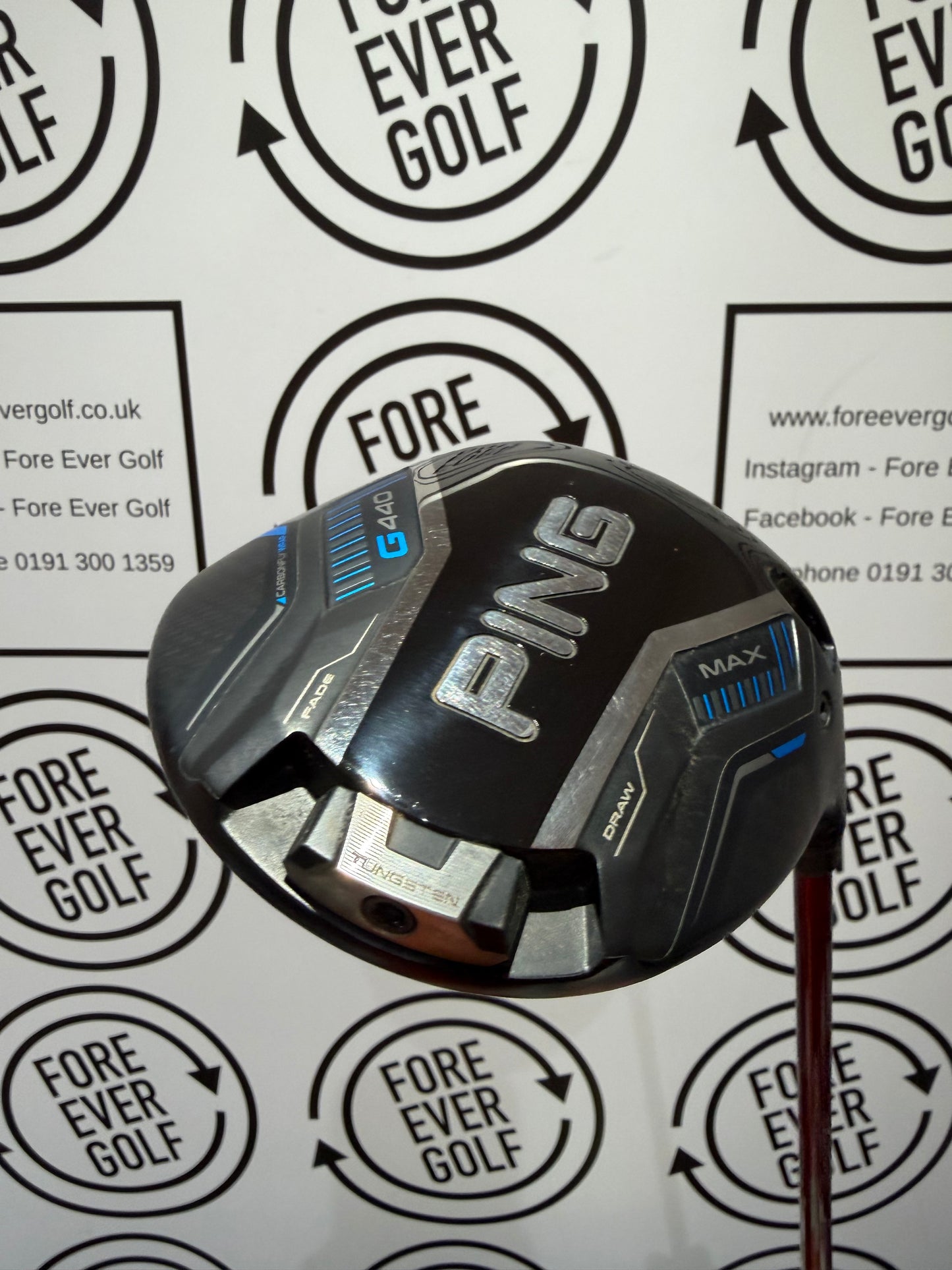 PING G440 MAX DRIVER / 10.5 Deg / Mens RH / 60g Reg Flex