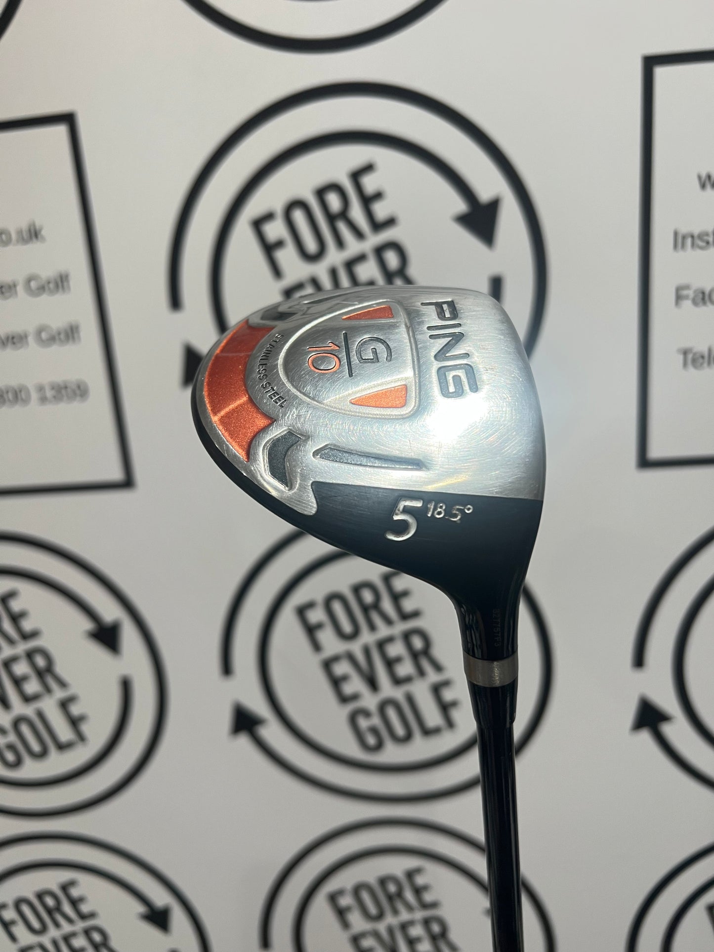 PING G10 5 WOOD / 18.5 Deg / Mens RH / Regular Flex