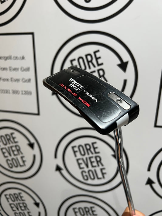ODYSSEY WHITE HOT VERSA DOUBLE WIDE PUTTER / UST STABILITY SHAFT / 34” / RH