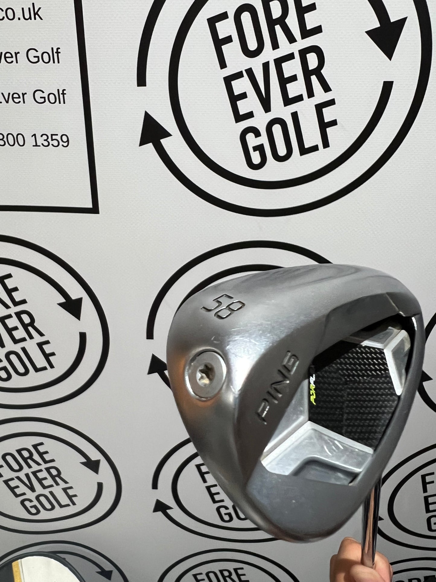 PING G430 LOB WEDGE / 58 Degree / RH / Black Dot / 98g Reg Flex