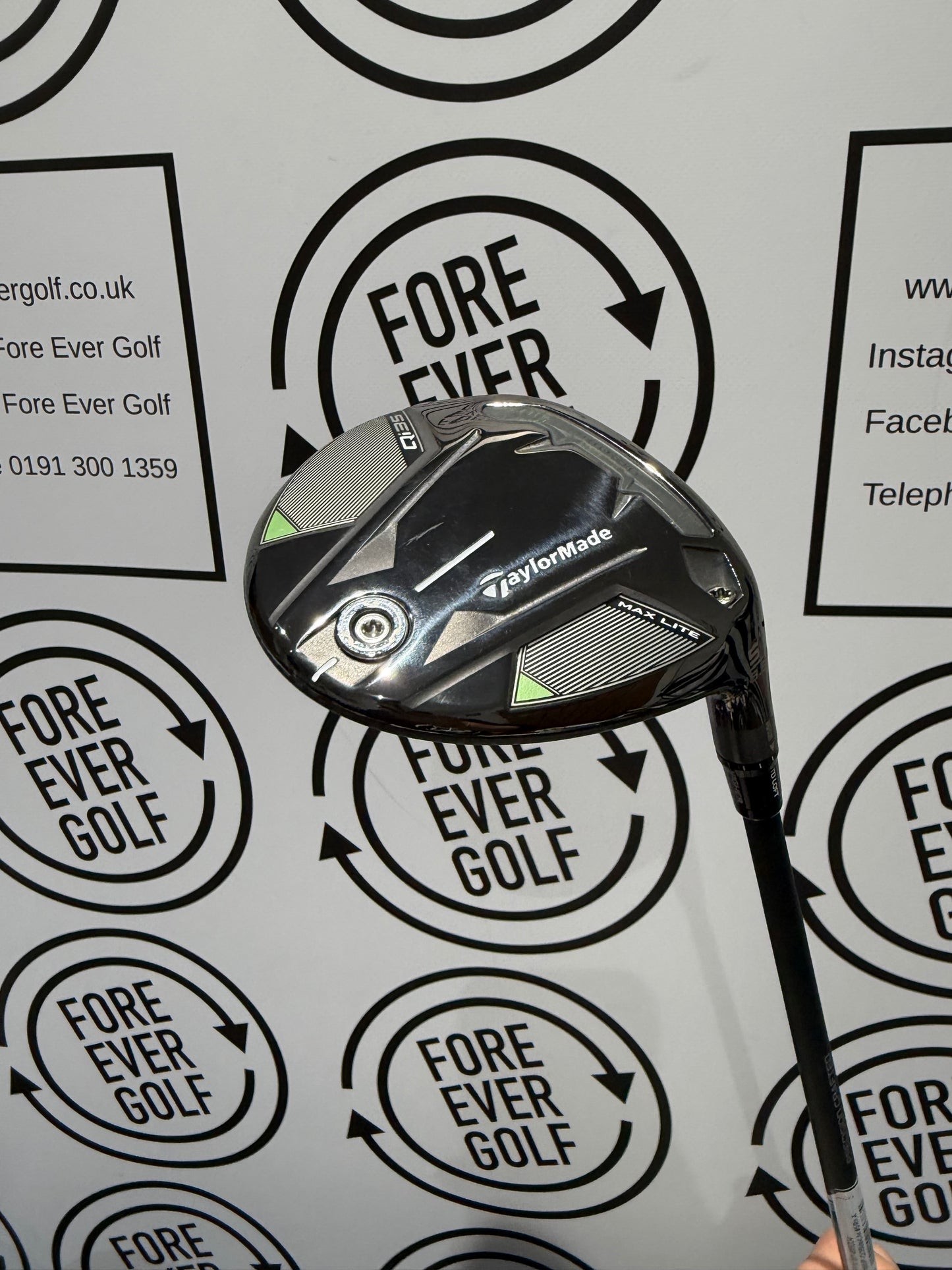 TAYLORMADE Qi35 MAX LITE 5 WOOD / 18.5 Deg / Mens RH / 40g Soft Reg Flex