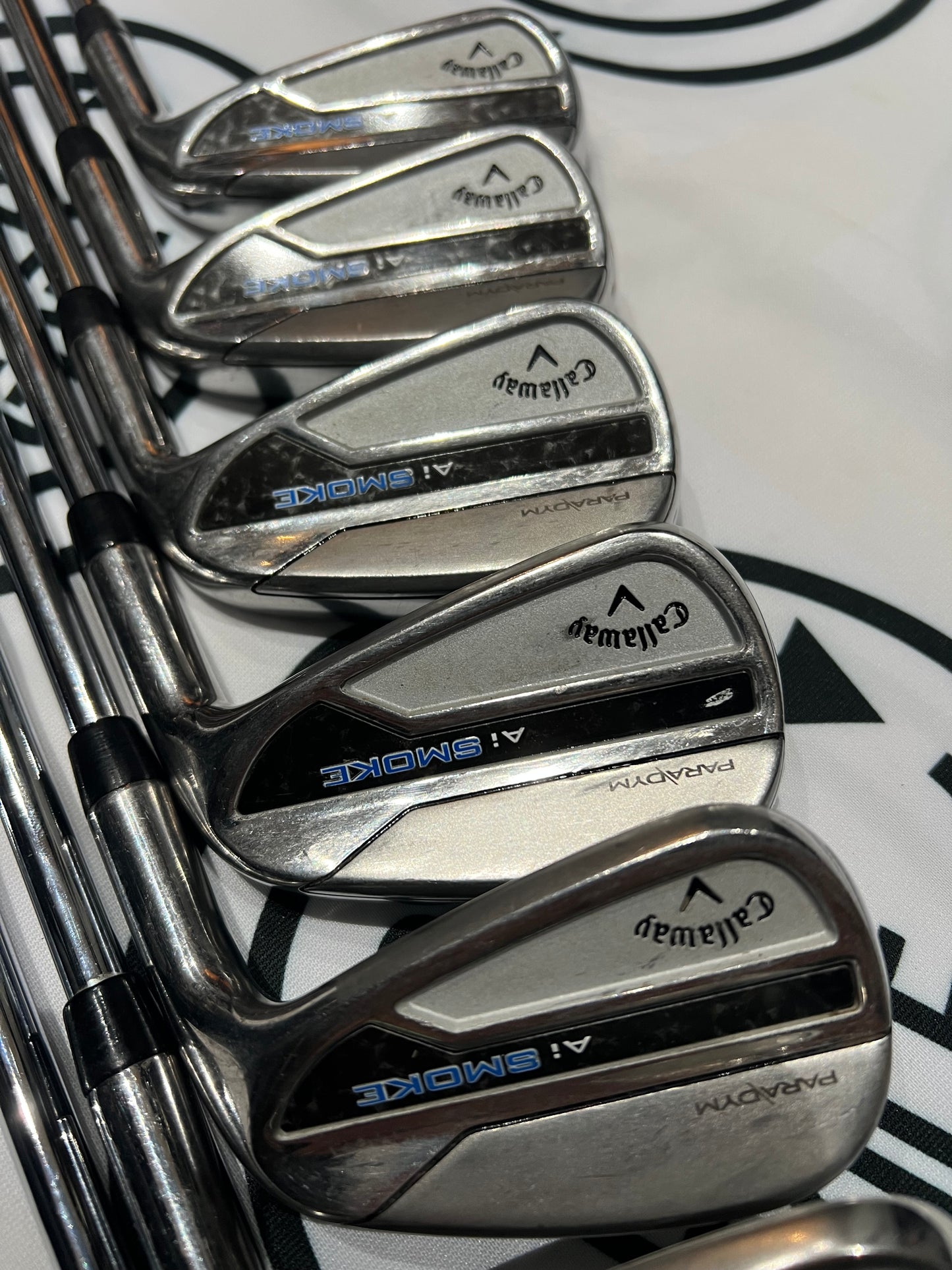 CALLAWAY Ai SMOKE IRONS / 6 - SW / Mens RH / 95g Reg Flex