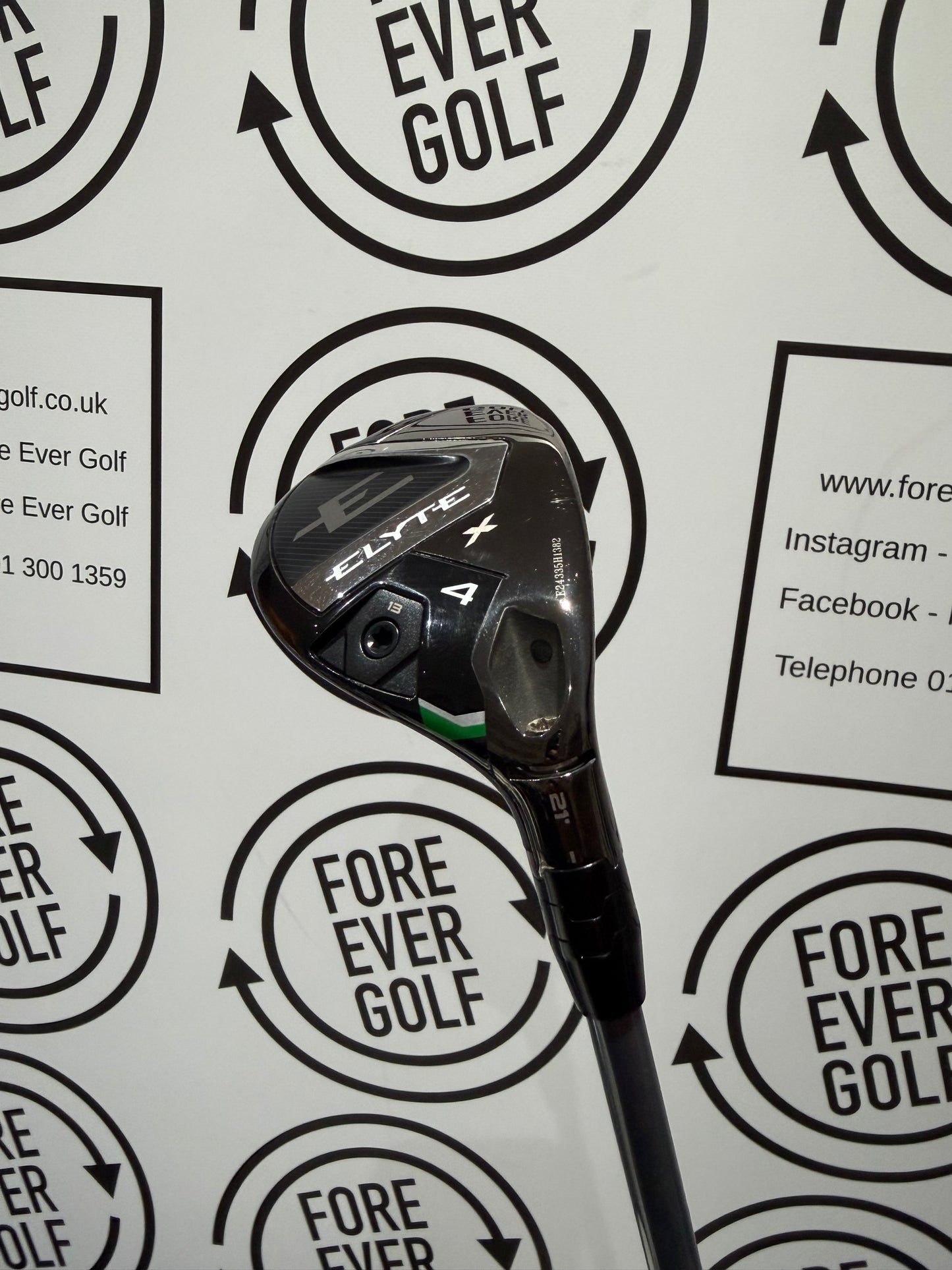 CALLAWAY ELYTE X 4 HYBRID / 21 Degree / Mens RH / 70g Stiff Flex