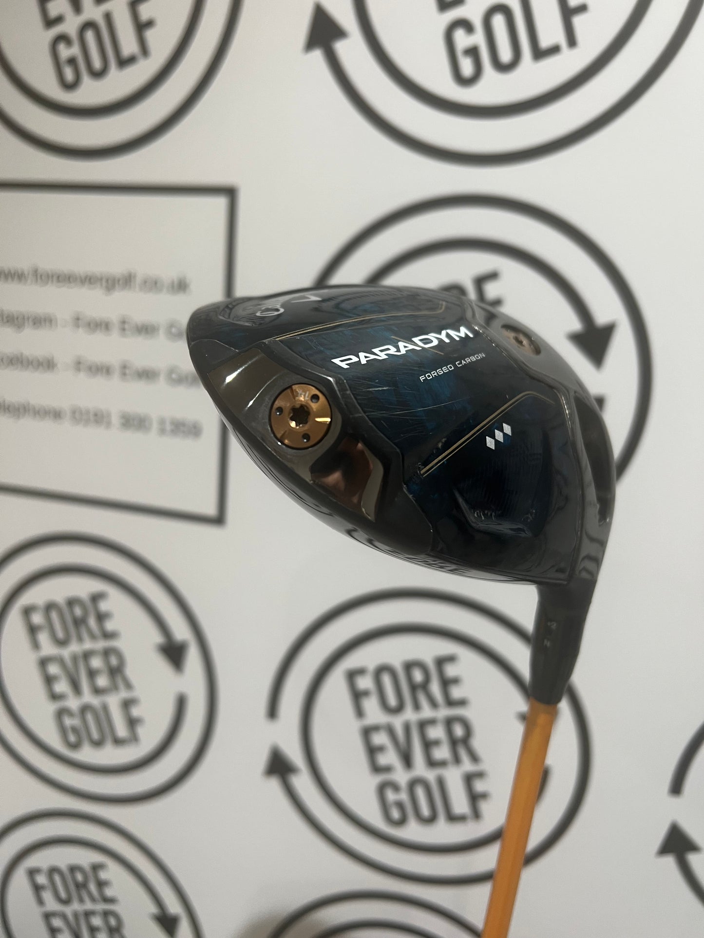 CALLAWAY PARADYM TRIPLE DIAMOND DRIVER / 9 Degree / RH / 76g Stiff Flex