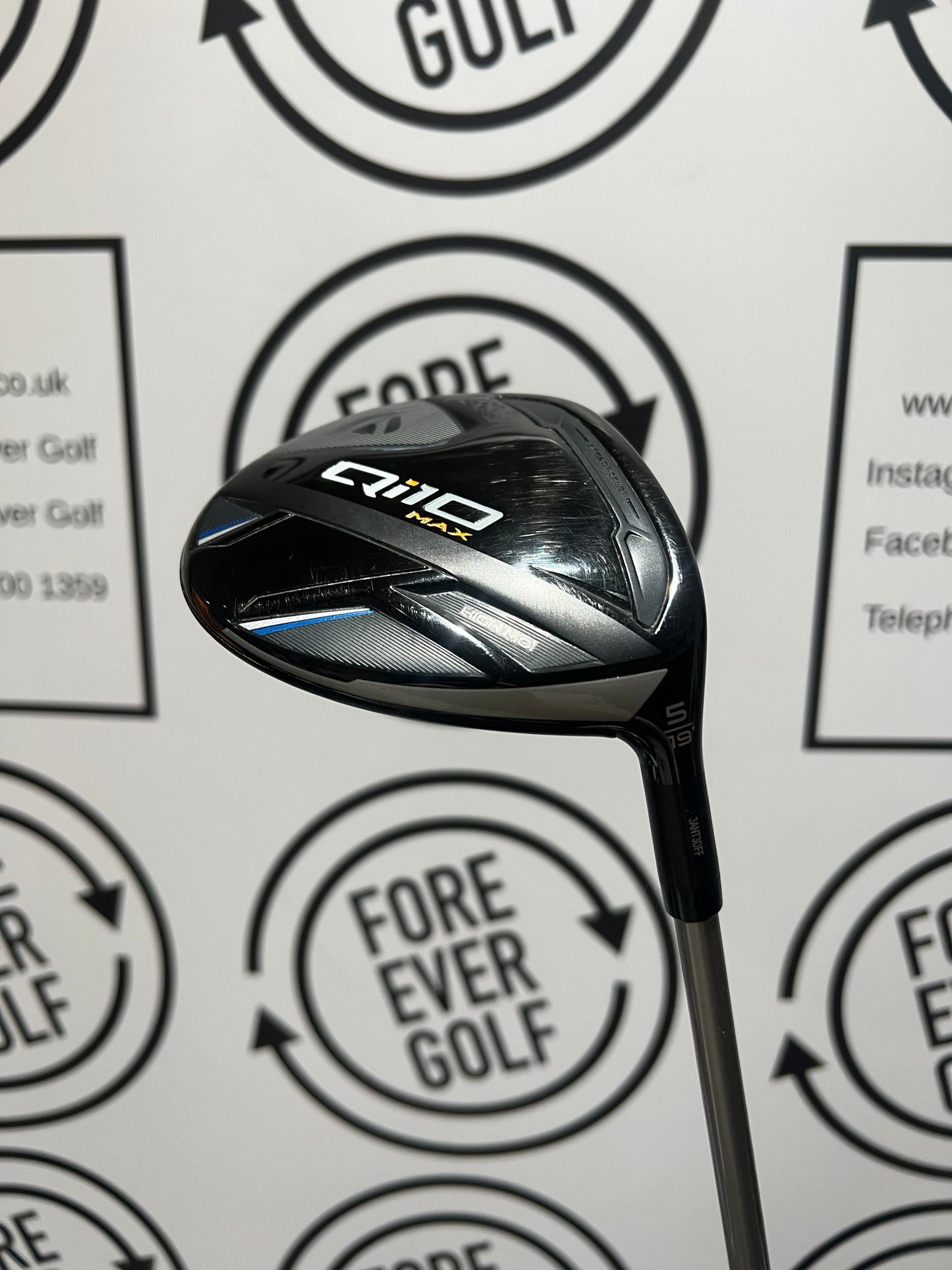 TAYLORMADE Qi10 MAX 5 WOOD / 19 Deg / RH / 50g Reg Flex
