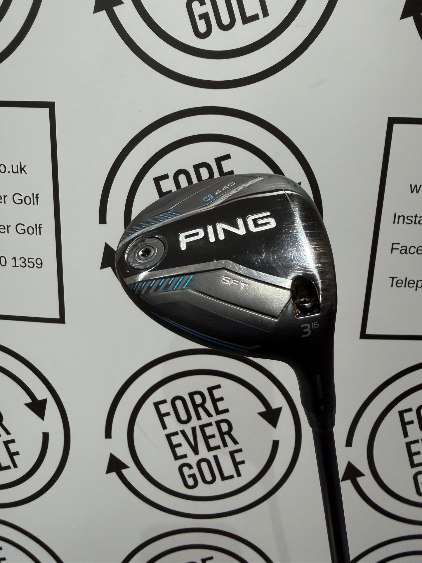 PING G440 SFT 3 WOOD / 16 Degree / RH / 65g Regular Flex