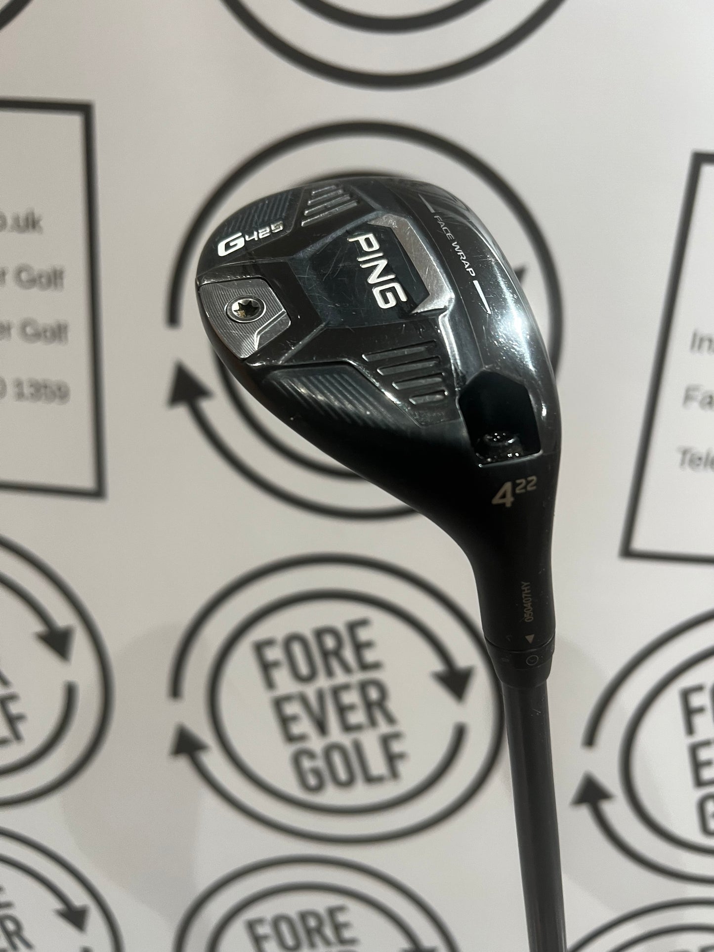 PING G425 4 HYBRID (22 Deg), Mens RH, 70g Reg Flex