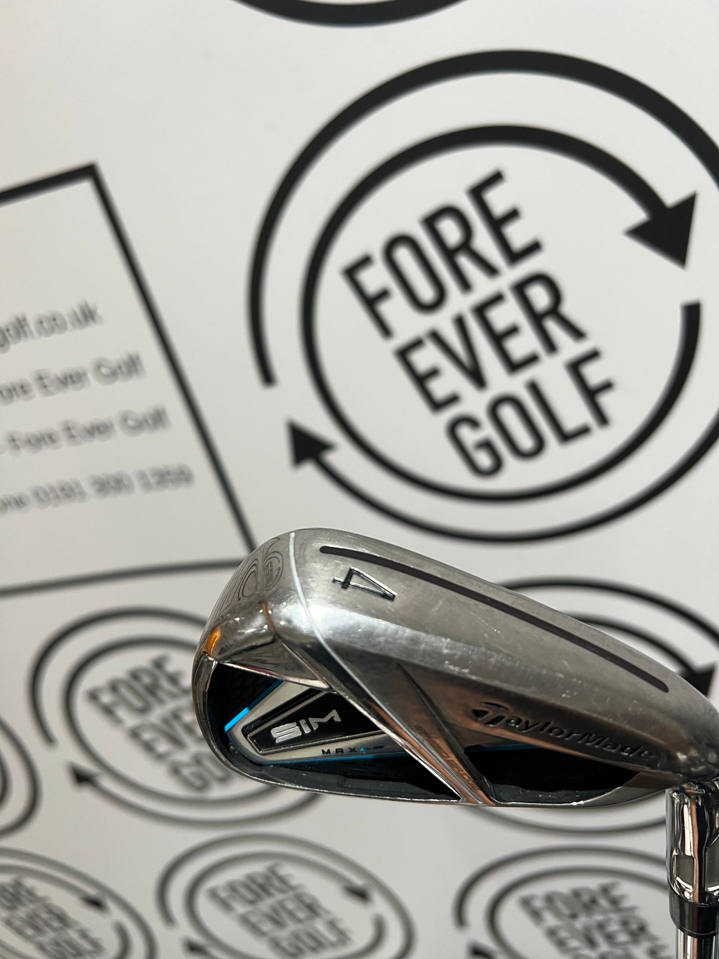 TAYLORMADE SIM MAX 4 IRON / RH / 85g Reg Flex