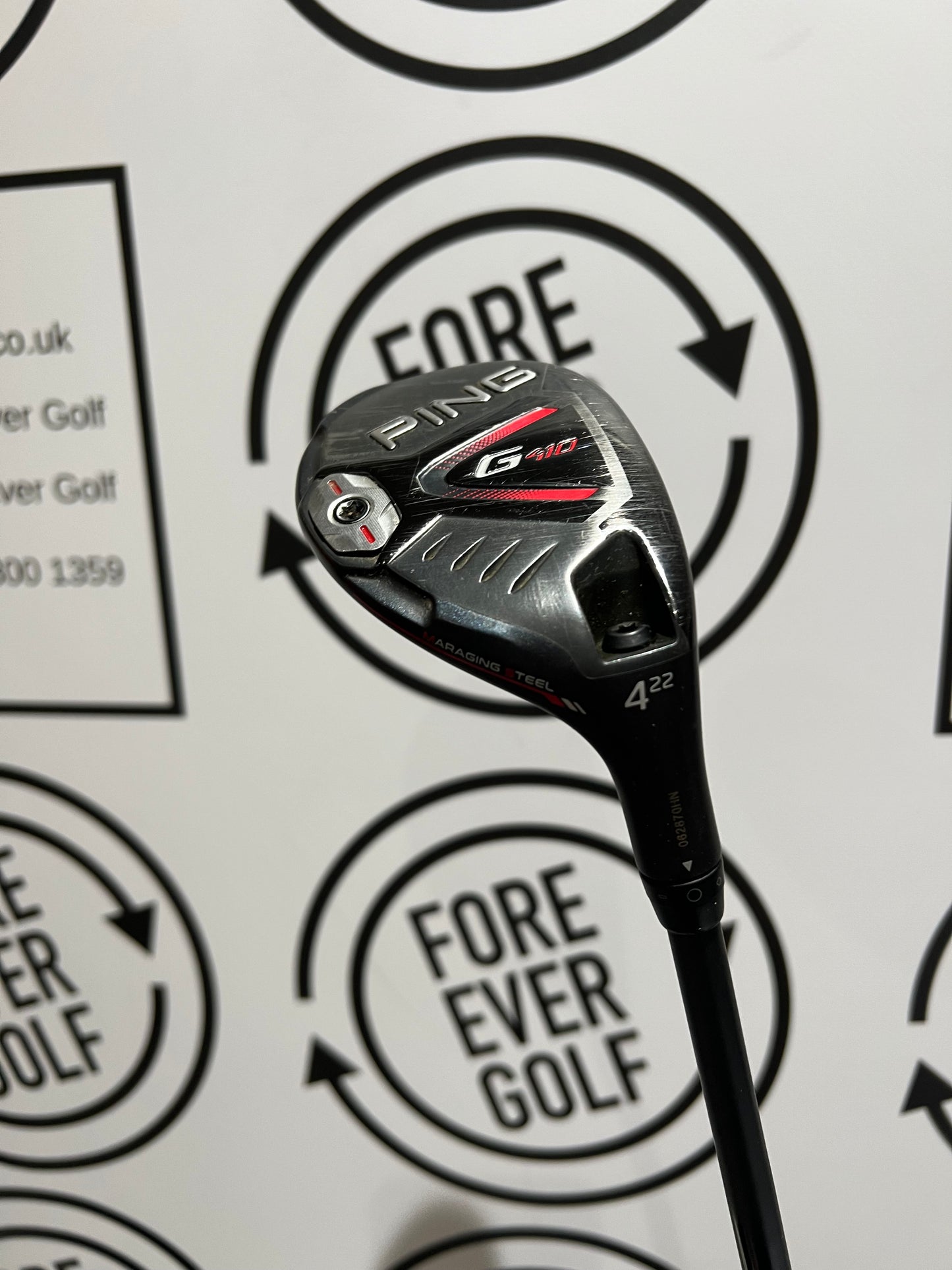 PING G410 4 HYBRID. / 22 Deg / Mens RH / 70g Reg Flex