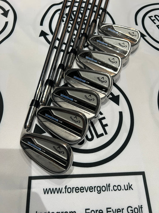 CALLAWAY Ai SMOKE IRONS / 6 - SW / Mens RH / 95g Reg Flex