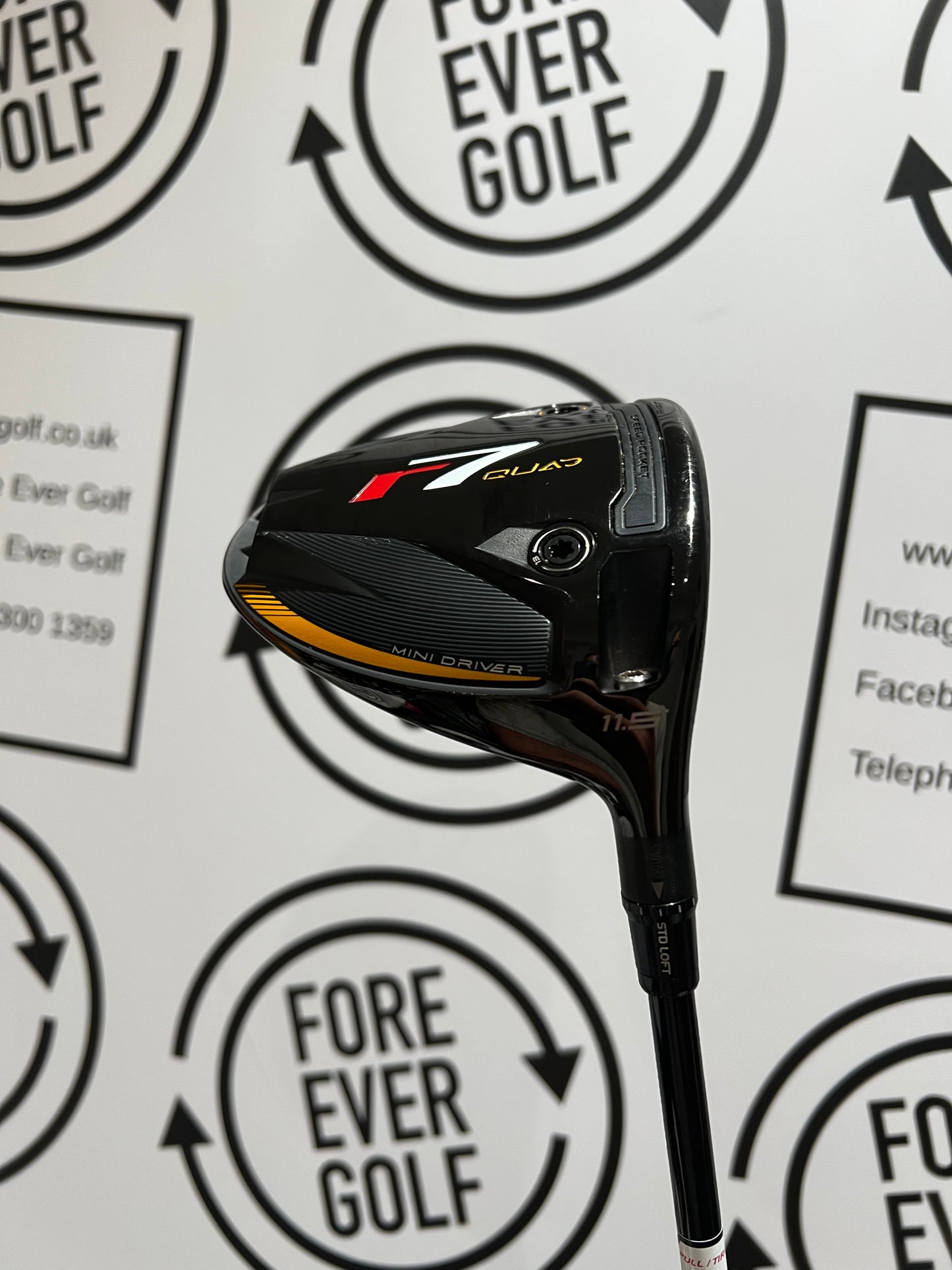 TAYLORMADE R7 QUAD MINI DRIVER / 11.5 Deg / 50g Reg Flex