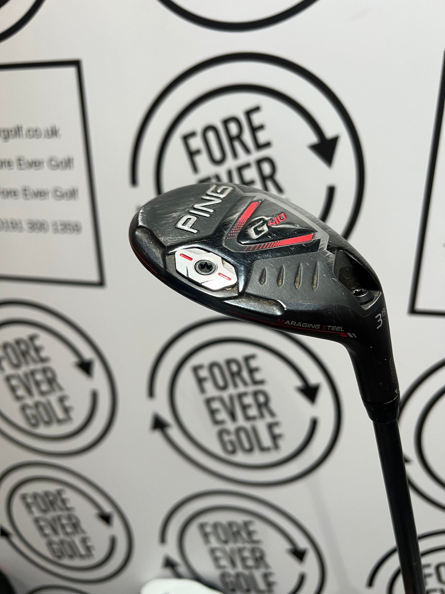 PING G410 3 HYBRID / 19 Deg / RH / 70g Stiff Flex