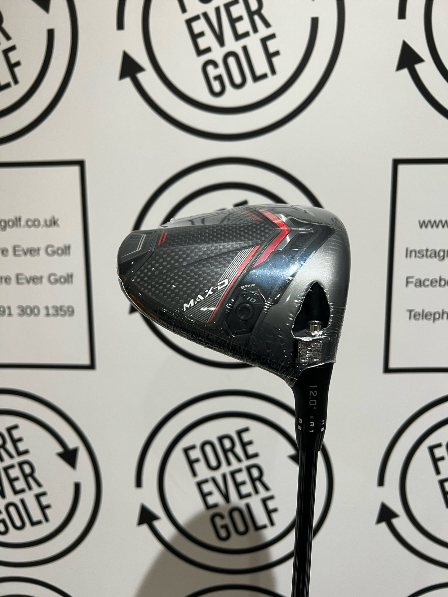 COBRA DS ADAPT MAX-D DRIVER / 12 Deg / Mens RH / 65g Stiff Flex