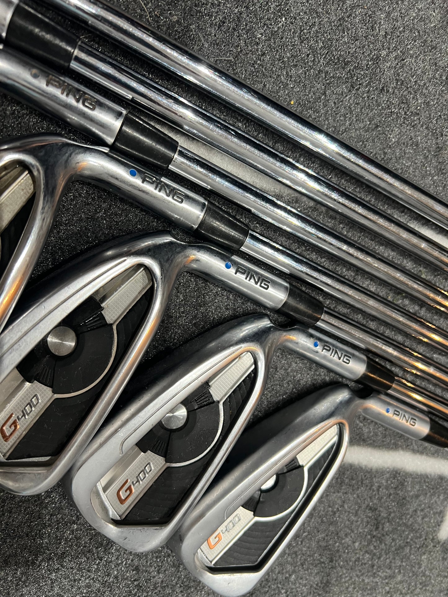 PING G400 IRONS (5 - SW), Mens RH, Regular Flex