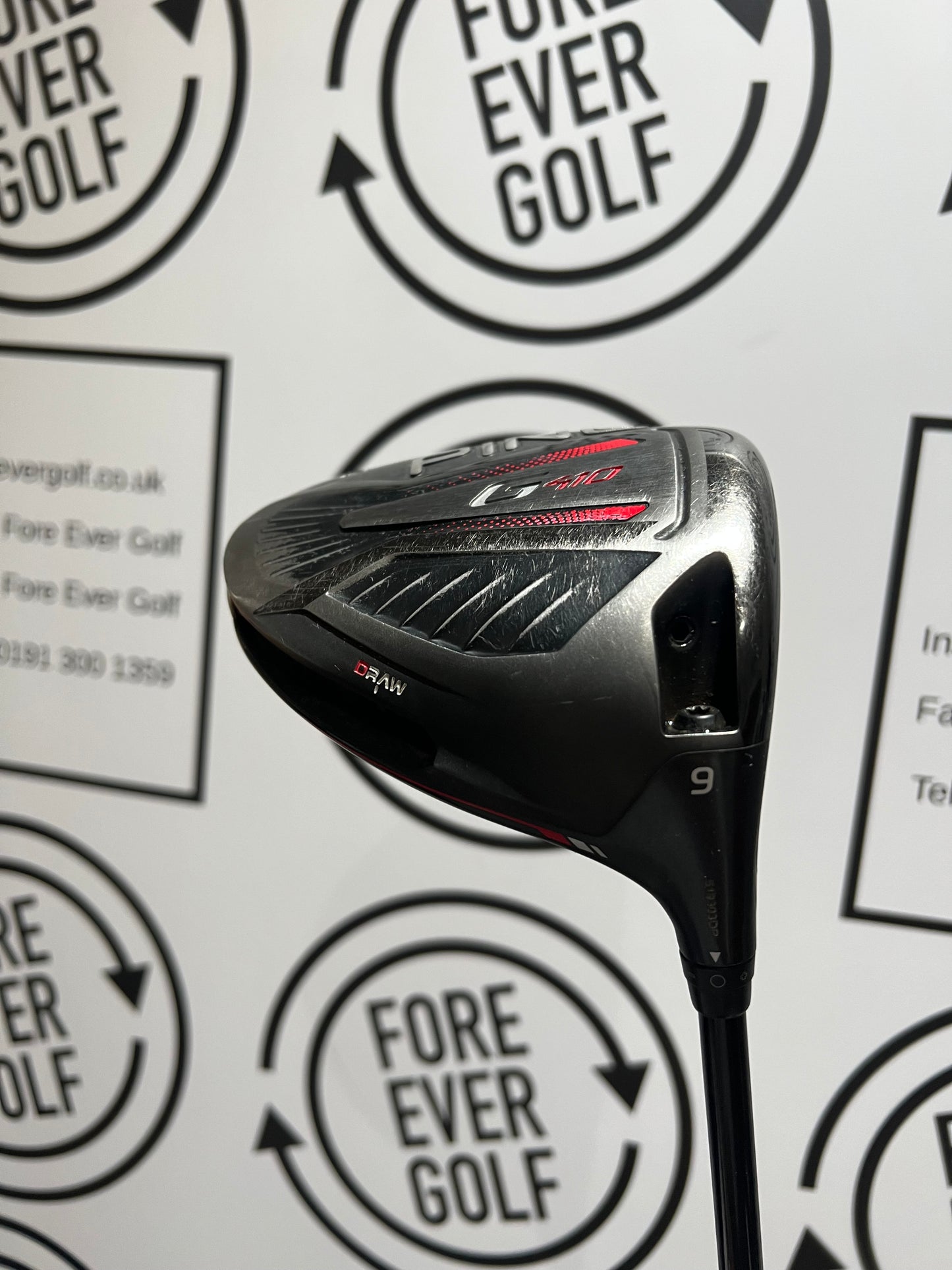 PING G410 DRIVER / 9 Degree / Mens RH / 60g Reg Flex