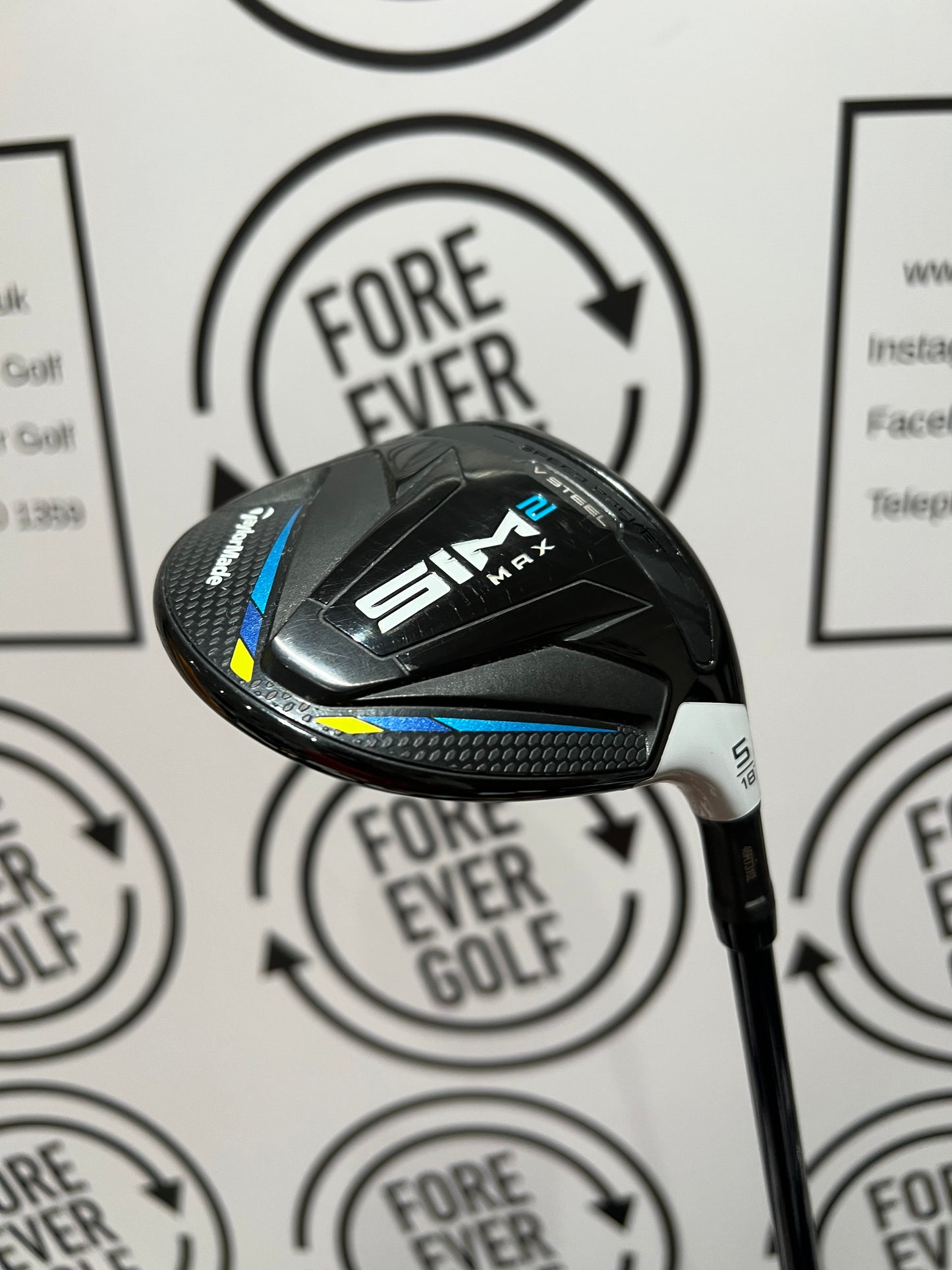 TAYLORMADE SIM2 5 WOOD / 18 Deg / RH / 50g Reg Flex