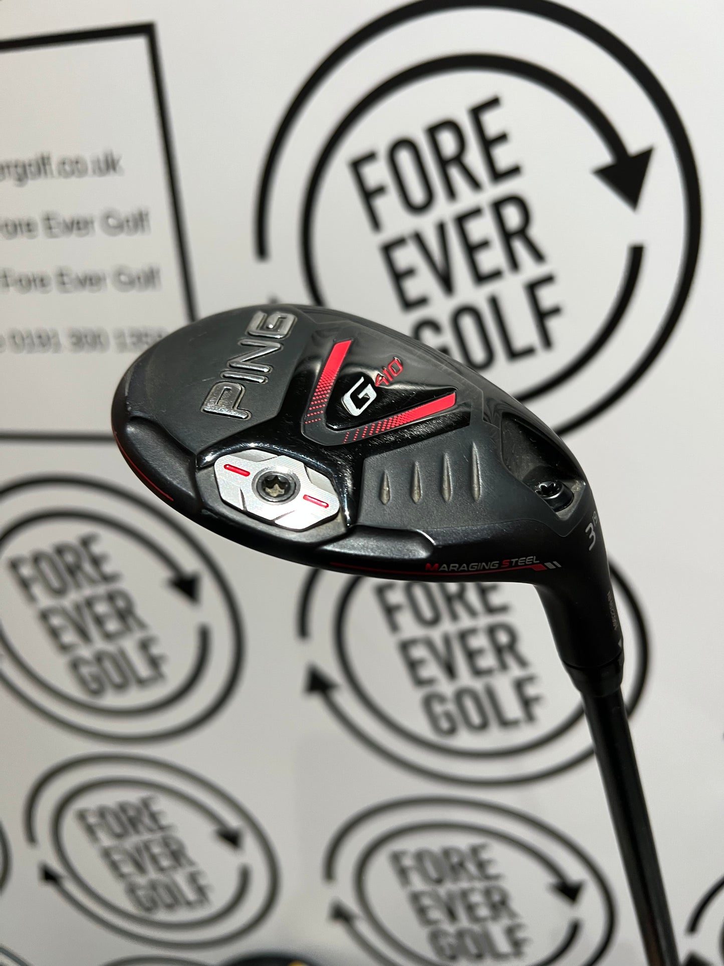 PING G410 3 HYBRID / 19 Deg / Mens RH / 70g Stiff Flex