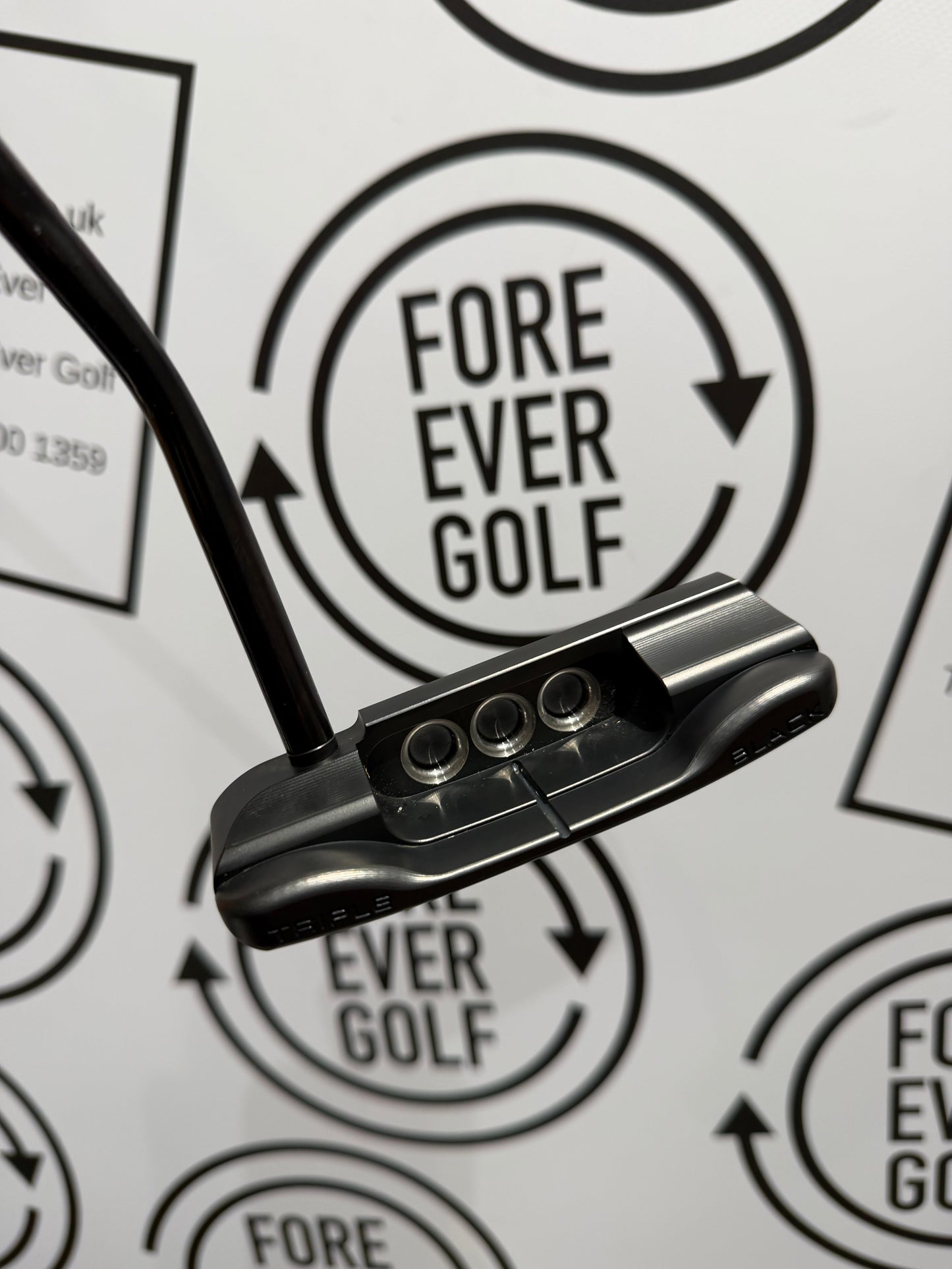 SCOTTY CAMERON B3 TRIPLE BLACK CATALINA PUTTER / 34” / RH / Ltd Edition