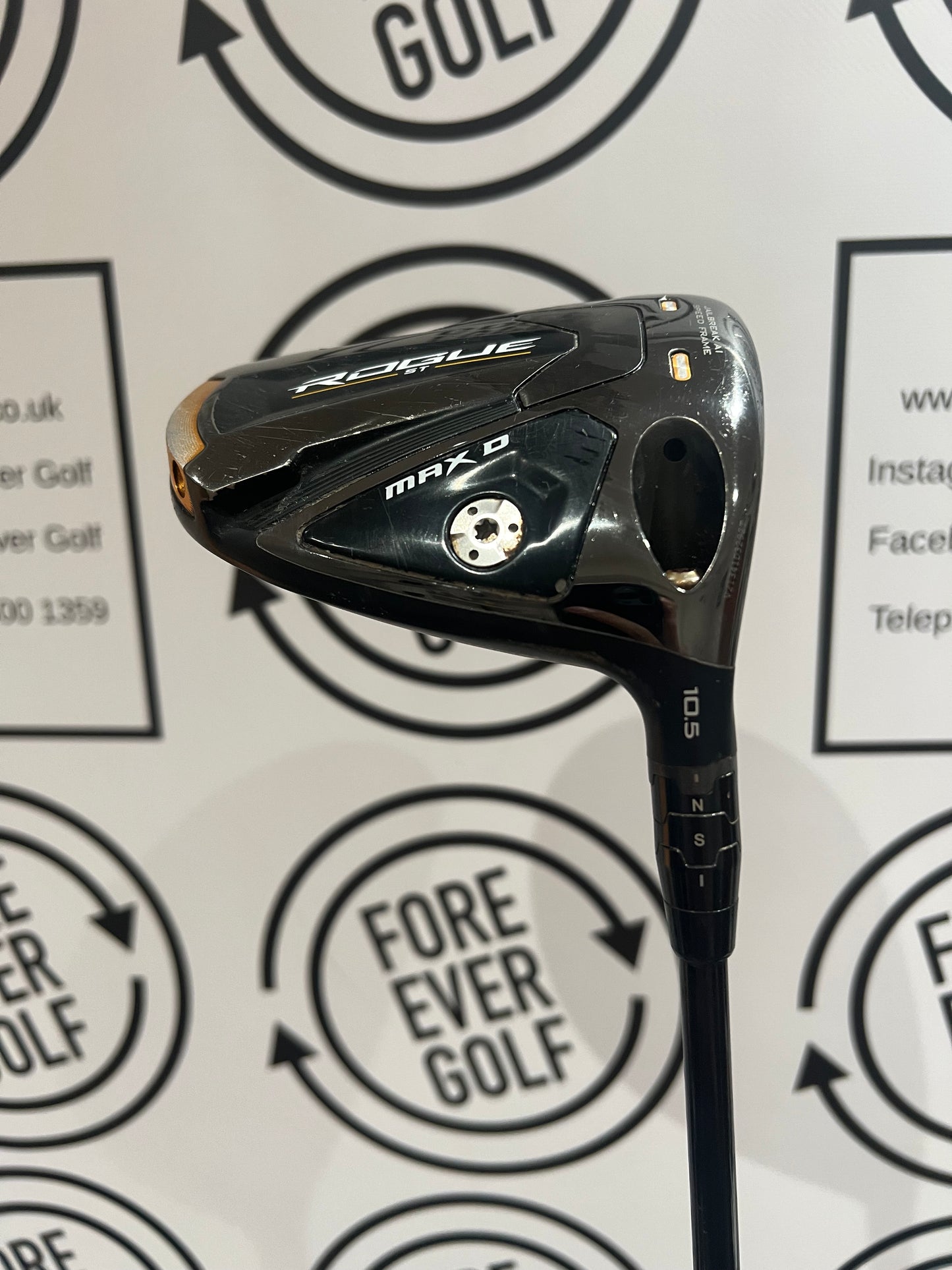 CALLAWAY ROGUE ST MAX-D DRIVER (10.5 Deg), 55g Reg Flex