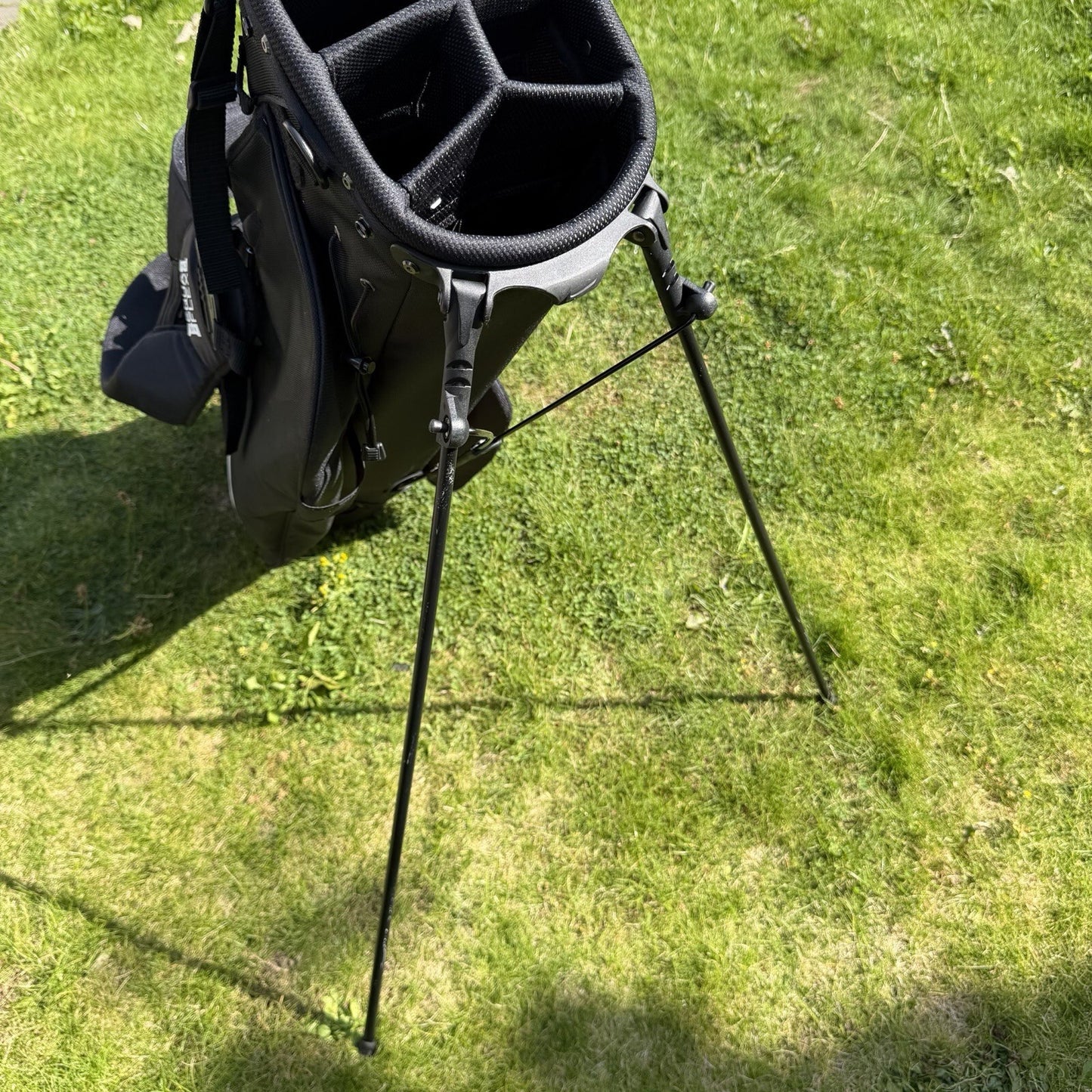 NIKE SPORT LITE GOLF CARRY BAG / EQUA FLEX / Black / 5-Way Divide / MINT USED