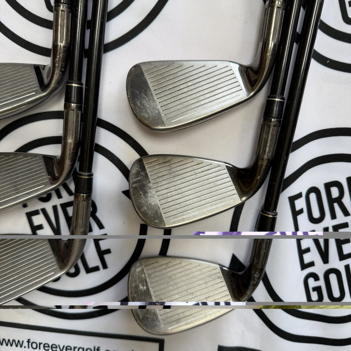 TAYLORMADE M2 IRONS / 7 - PW + AW + SW / RH / 65g Reg Flex Graphite Shafts