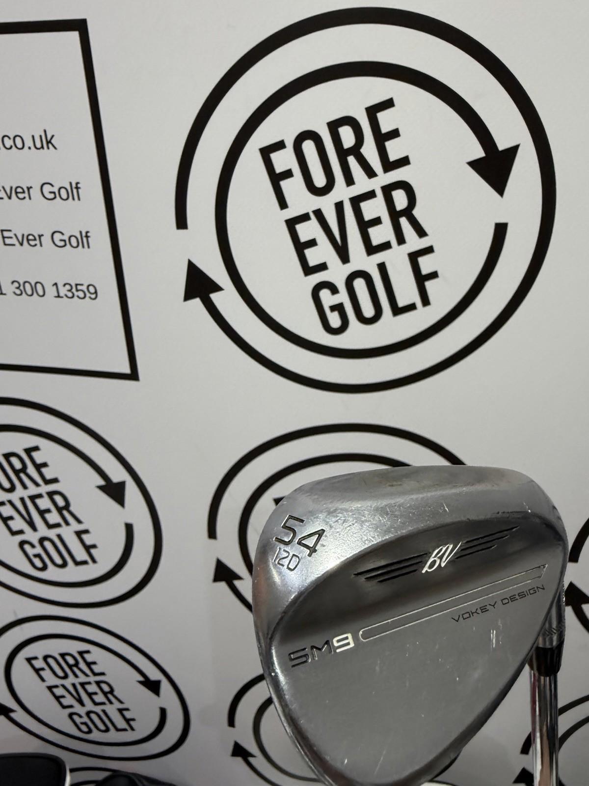 TITLEIST VOKEY SM9 SAND WEDGE / 54 Deg (12D) / Mens RH / Wedge Flex / GOOD USED