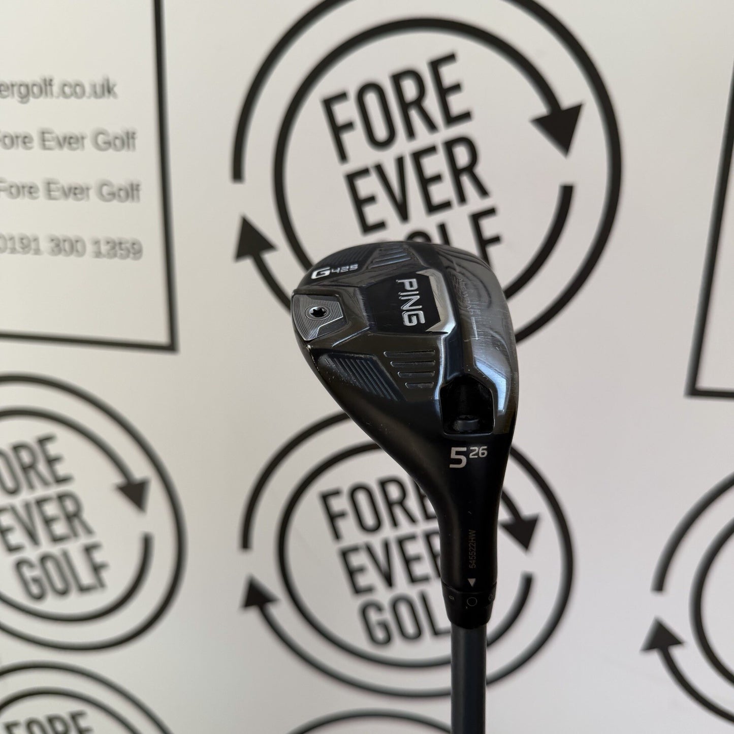 PING G425 5 HYBRID / 26 Degree / Mens RH / 70g Reg Flex / GOOD USED