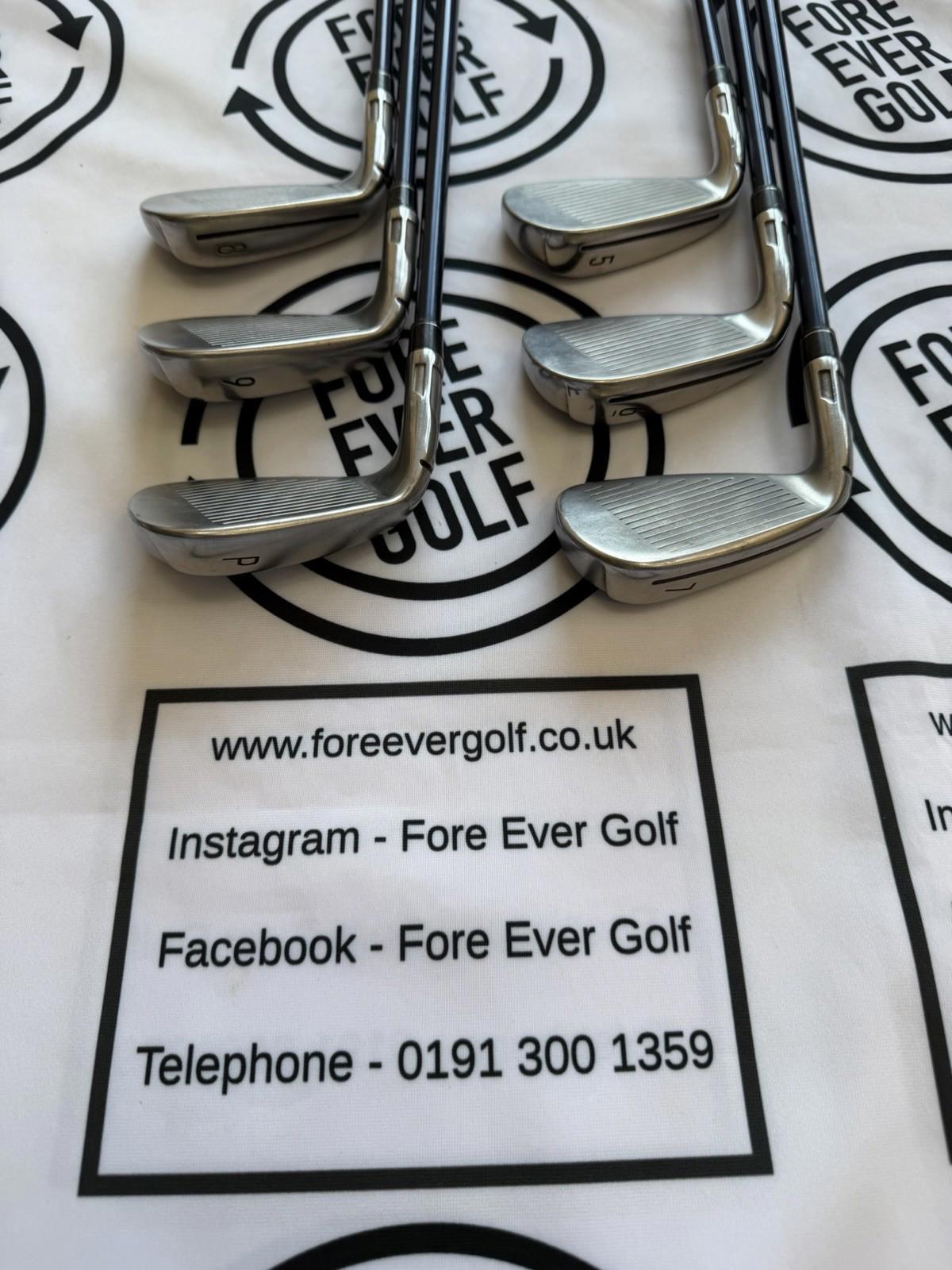 TAYLORMADE SIM2 MAX IRONS / 5 - PW / Mens RH / 60g Reg Flex (Graphite) / GOOD