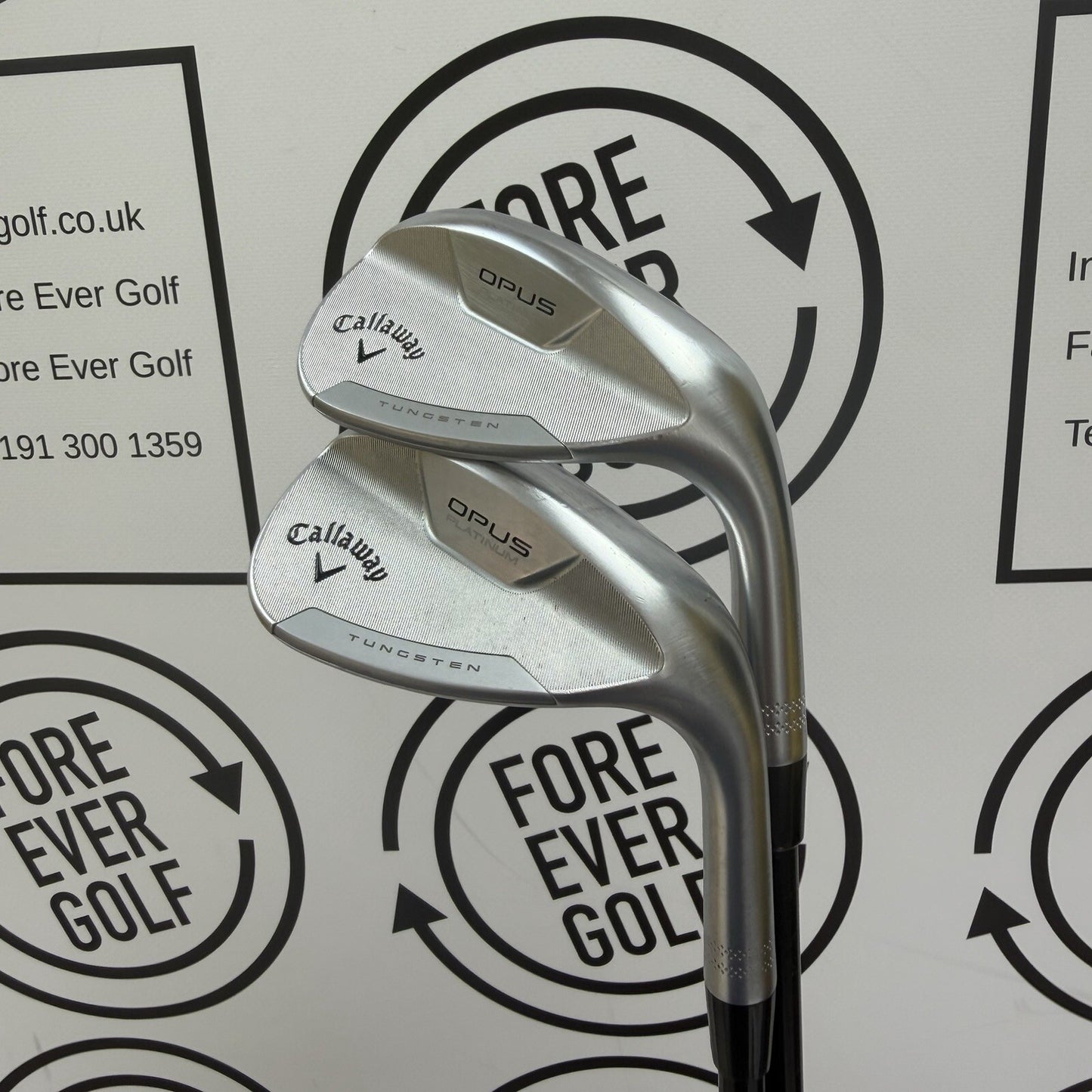 CALLAWAY OPUS PLATINUM WEDGE SET / 54 & 58 / RH / Wedge Flex / V.GOOD USED