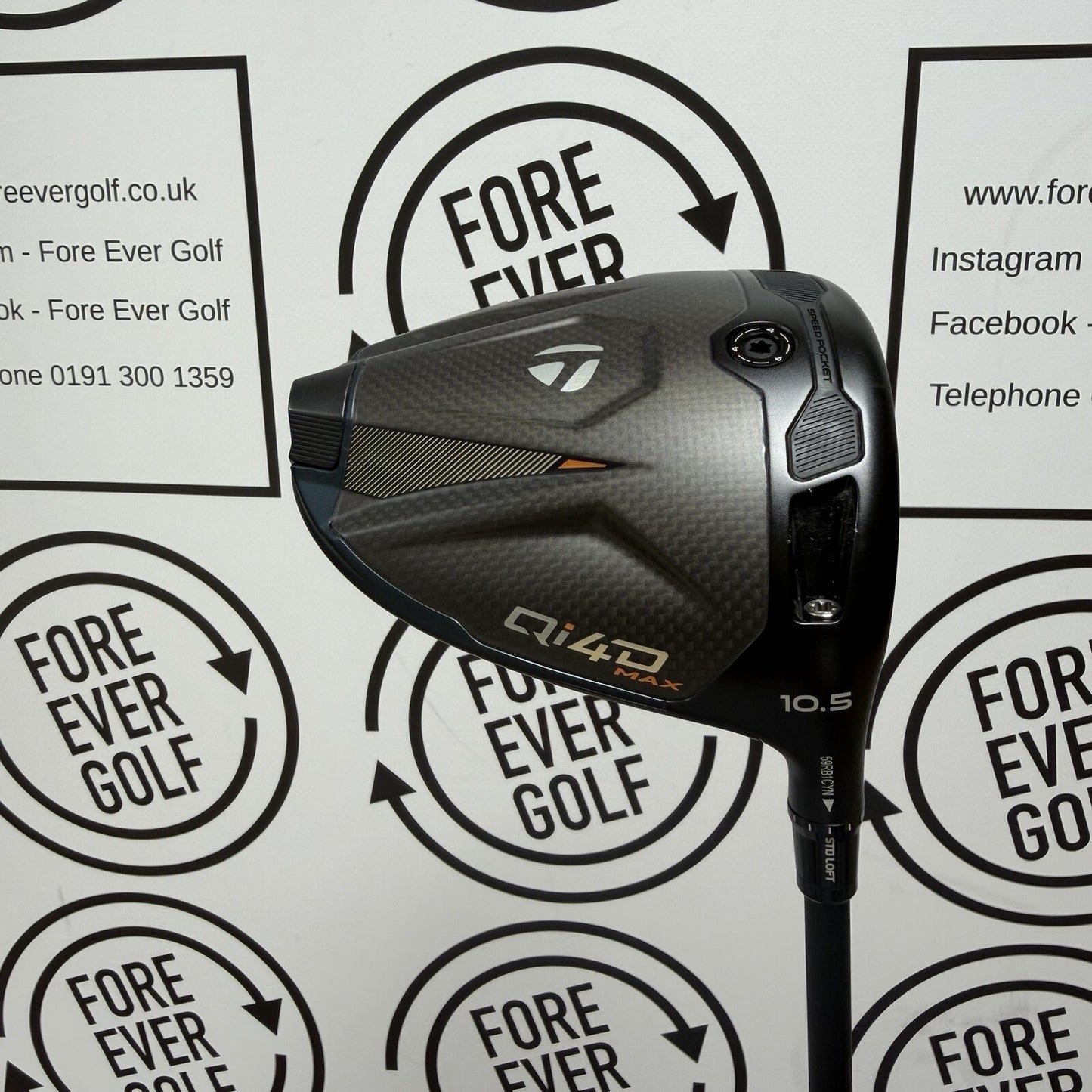TAYLORMADE Qi4D MAX DRIVER / 10.5 Degree / RH / 60g Reg Flex / MINT USED