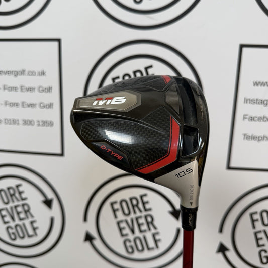 TAYLORMADE M6 D-TYPE DRIVER / 10.5 Deg / RH / 45g A Flex / GOOD USED