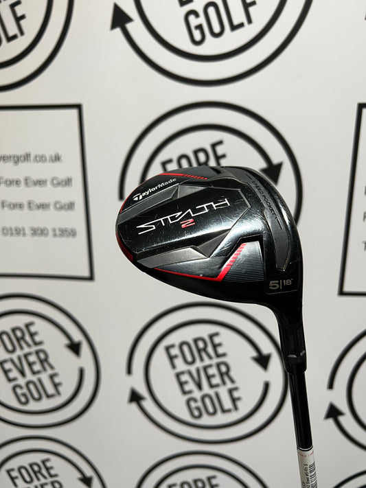 TAYLORMADE STEALTH 2 5 WOOD / 18 Deg / Mens RH / 60g Stiff Flex