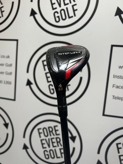 TAYLORMADE STEALTH 4 HYBRID / 22 Deg / LH / 60g Reg Flex