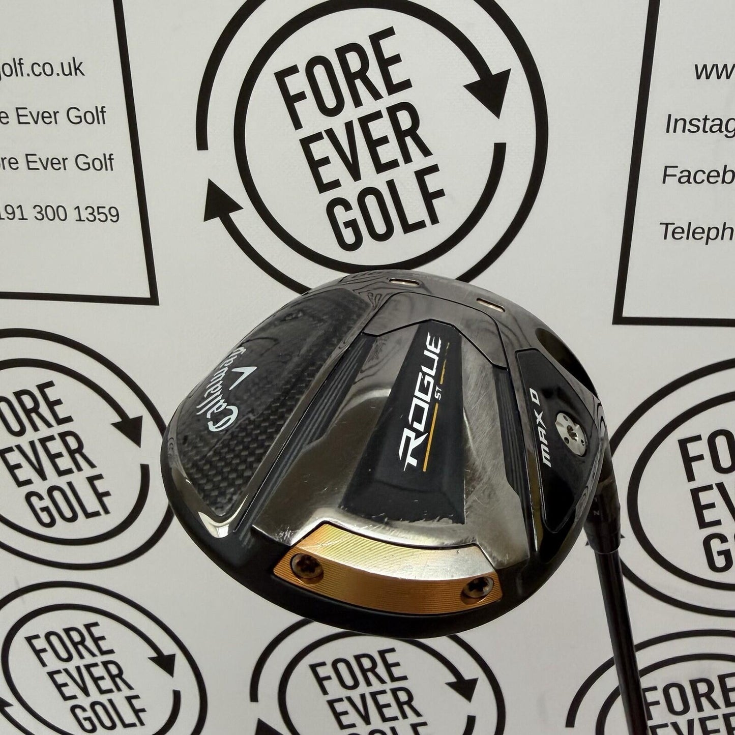 CALLAWAY ROGUE ST MAX-D DRIVER / 10.5 Degree / RH / 55g Stiff Flex / FAIR USED