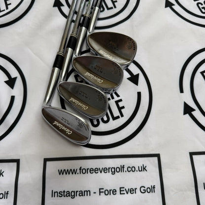 CLEVELAND RTX 588 ROTEX FACE 2.0 WEDGE SET / 48,54,60,64 Deg / RH / GOOD USED