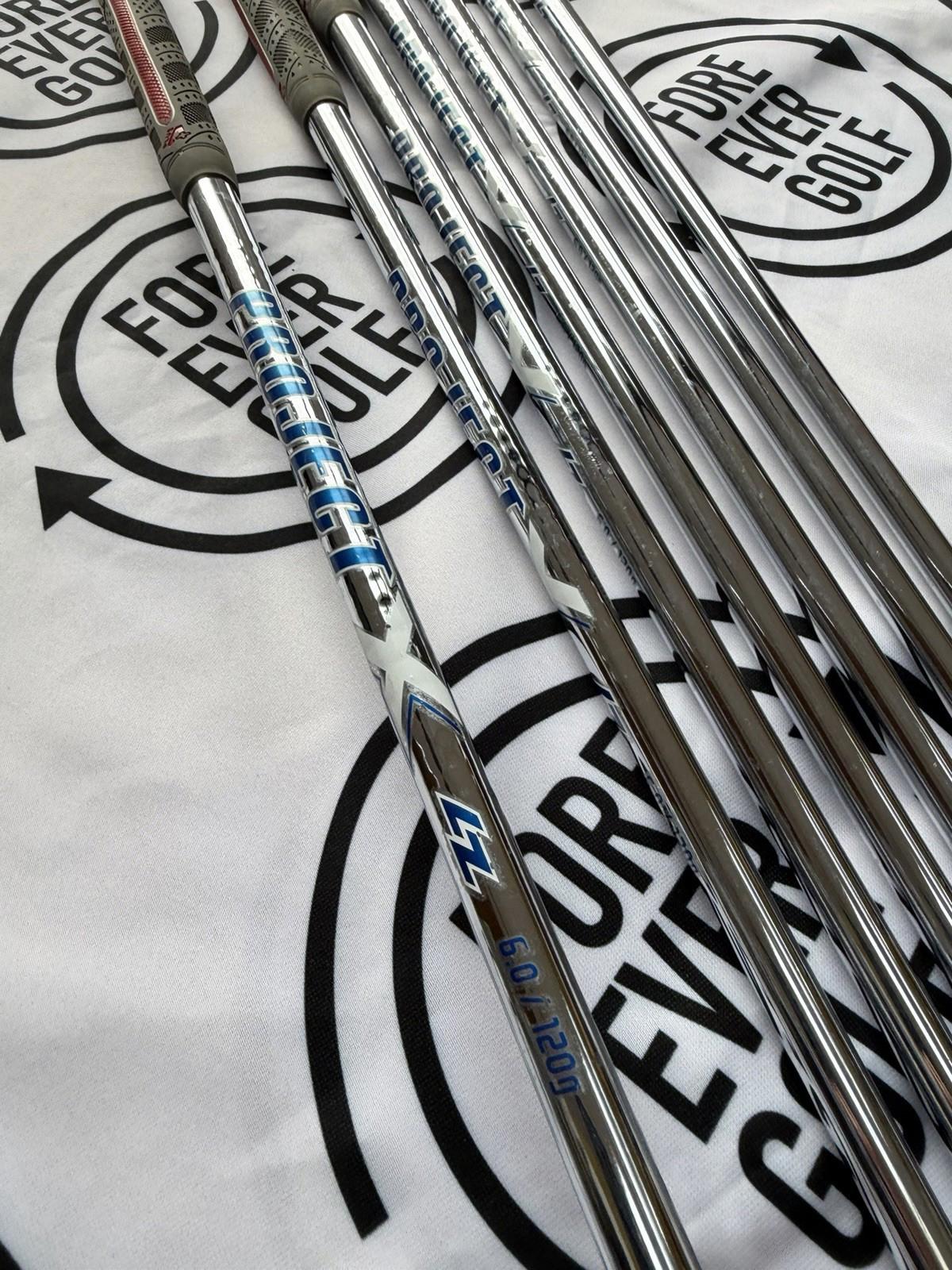 TAYLORMADE P790 (2021) IRONS / 4 - PW / Mens RH / 120g Stiff Flex / GOOD USED