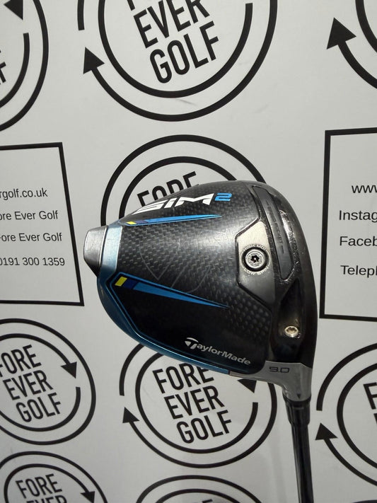 TAYLORMADE SIM2 DRIVER / 9 Degree / RH / 60g Stiff Flex / GOOD USED