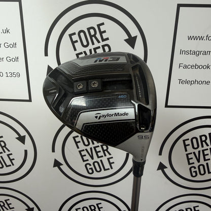 TAYLORMADE M3 DRIVER / 9.5 Deg / RH / 60g Stiff Flex / GOOD USED