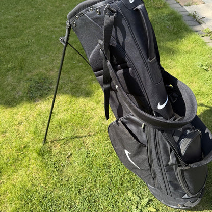 NIKE SPORT LITE GOLF CARRY BAG / EQUA FLEX / Black / 5-Way Divide / MINT USED