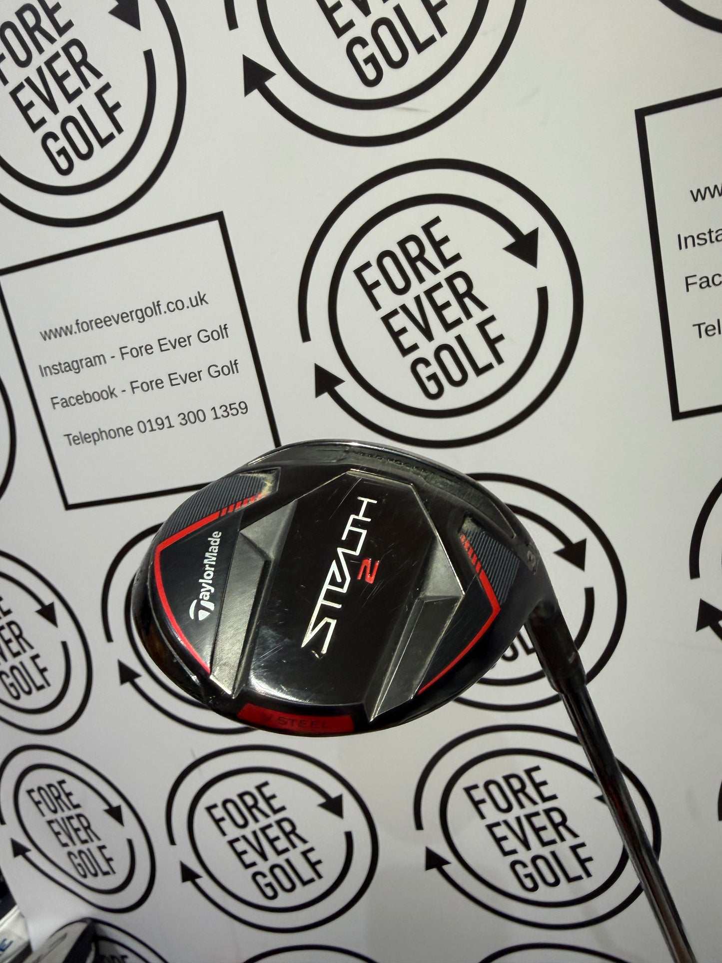 TAYLORMADE STEALTH 2 3 WOOD / 15 Degree / Mens RH / 50g Reg Flex / GOOD USED