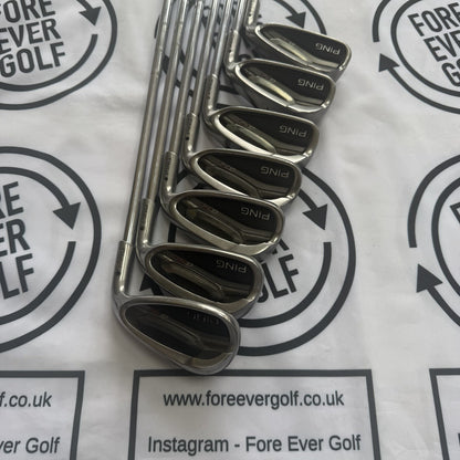 PING G25 IRONS / 5 - PW + SW / RH / White Dot / Reg Flex / GOOD USED